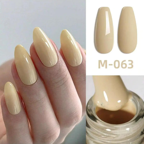 1pc 15ml Reddish Brown Gel Nail Polish Starter Pure Soak Off No Wipe