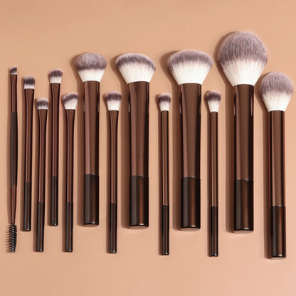 13PCS Makeup Brush Set Foundation Concealer Powder Eyeshadow Blush