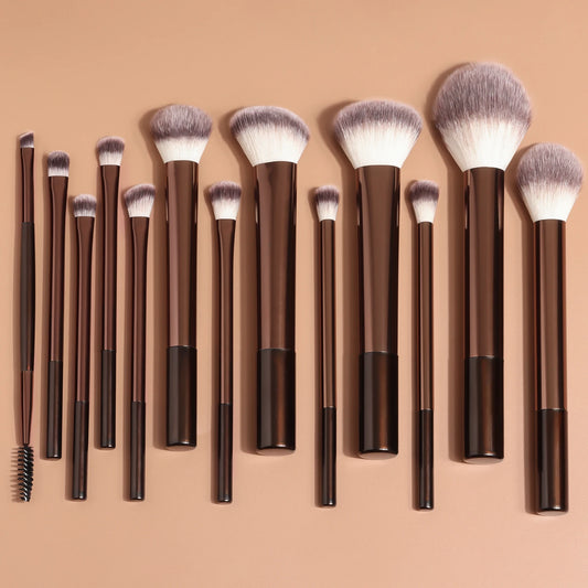 13PCS Makeup Brush Set Foundation Concealer Powder Eyeshadow Blush