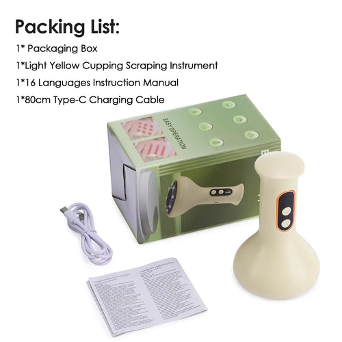 USB Rechargeable Abdominal Massager for Hot Compress and Adjustable