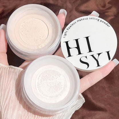Light, flawless and transparent makeup setting powder,waterproof and