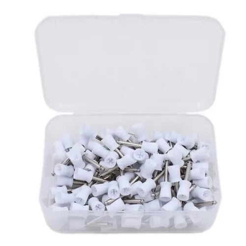 100pcs Dental Prophy Brushes Polishing Polisher Disposable Latch type