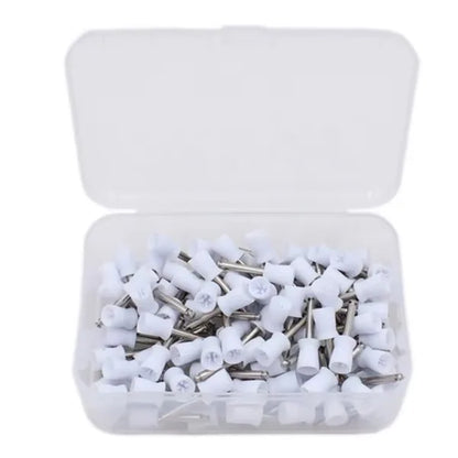 100pcs Dental Prophy Brushes Polishing Polisher Disposable Latch type
