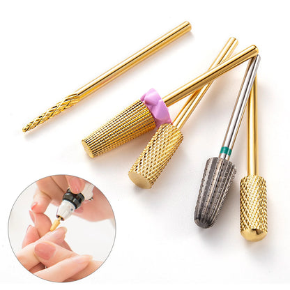 5 In 1 Tungsten Carbid Nail Drill Bits Milling Cutter For Remove Nail