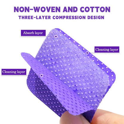 Lint-Free Nail Polish Remover Cotton Wipes UV Gel Tips Remover Cleaner