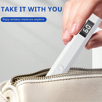LINMANDA Minicure Handheld UV Light for Gel Nails Portable UV Nail