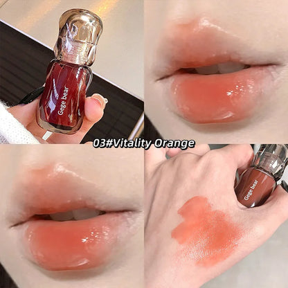 Gege Bear Crystal Gloss Lip Tint — Autumn/Winter Hydrating Formula,