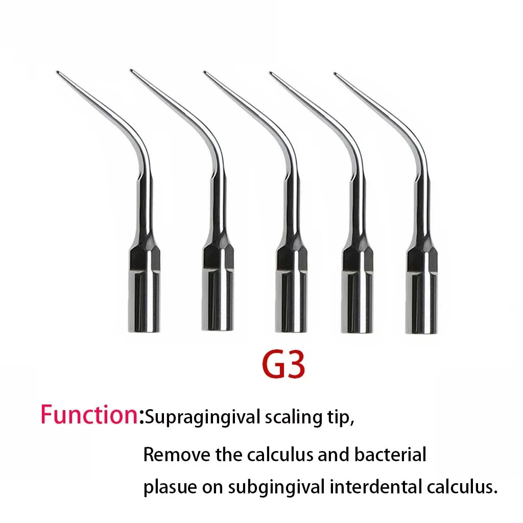 5Pcs/Pack Dental Scaler Tips Ultrasonic Scaler Tip Fit EMS Woodpecker