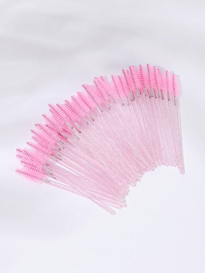 50 /100pcs  Eyelash Brushes Makeup Disposable Mascara Wands Applicator