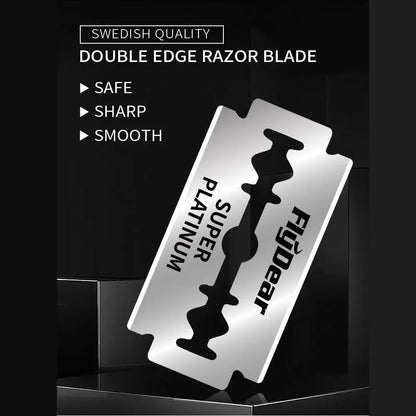 Classic Razor Handle Razor Holder Men 'S Shaving Face Razor Blades