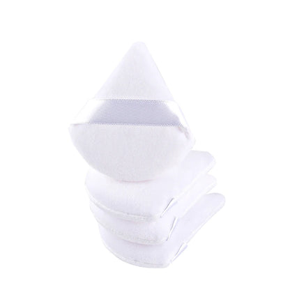 1/2/3/6Pcs Triangle Velvet Powder Puff Face Cosmetic Eye Beauty Makeup