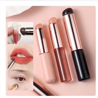 Nail Art Silicone Brush Reusable Mirror Powder Pigment Applying
