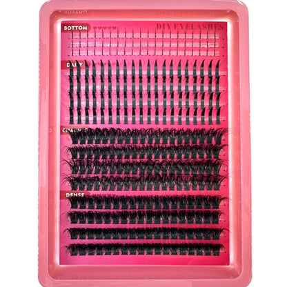 15Rows Lash Clusters Spikes Eyelash Extensions Spiky Lashes Extension
