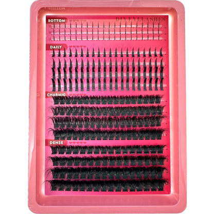 15Rows Lash Clusters Spikes Eyelash Extensions Spiky Lashes Extension