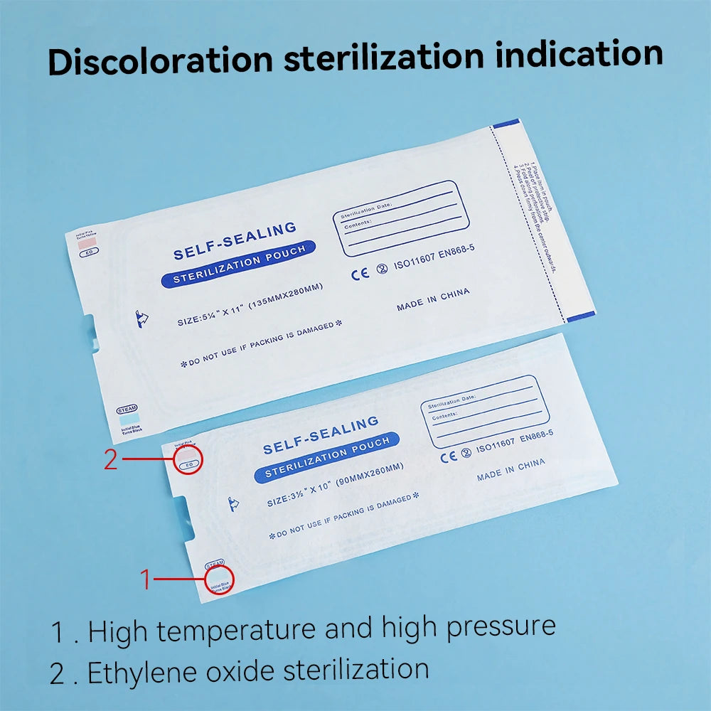 MAMBA 10/20PCS Disposable Self-sealing Sterilization Pouches Bag 5