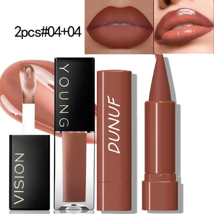 Gradient Lip Liner Pen with Matte Velvet Finish Smooth Application