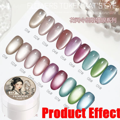 5g/Bottle White Moonlight Nail Cat's Eye Gel Magnetic Satin Gel Polish
