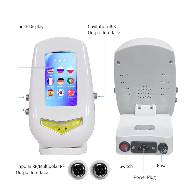 3 in 1 40K Ultrasonic Body Sculpting Machine for Body Slimming Firming