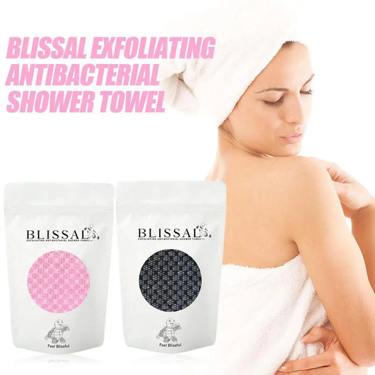 Back Scrubbing Towel Dual Sided Durable Exfoliating Body Towel Back