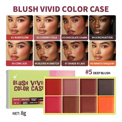 Curve Case Cream Eyebrow Cream Blush Highlighter Palette Matte Shimmer