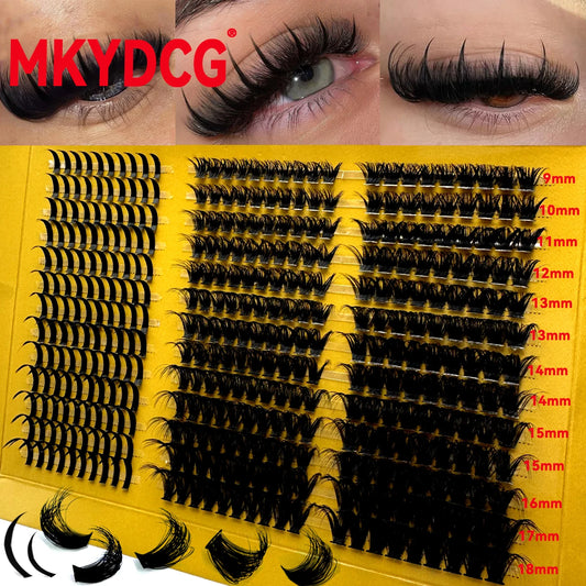 Lash Clusters 80D 100D Lashes Spikes Eyelash Clusters Volume