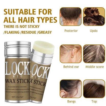 LOCKMIO Hair Wax Stick for Women and Kids Long Lasting Hold Pomade