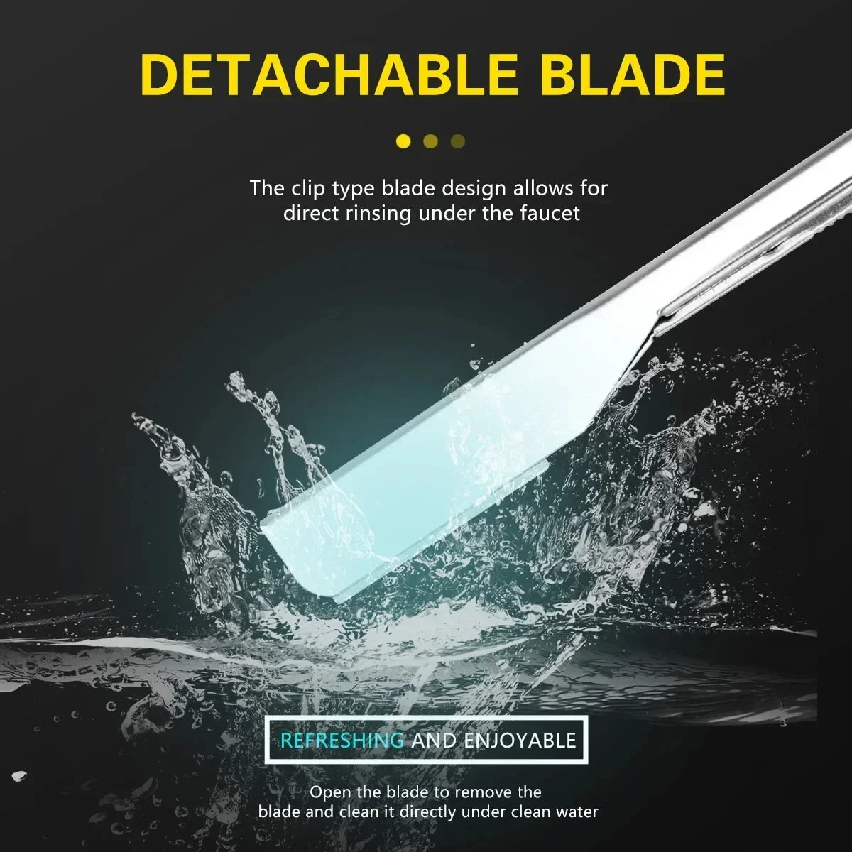 Professional Manual Shaver Straight Edge Stainless Steel Sharp Barber