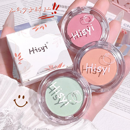 HISYI monochrome blush whitening matte cosmetics vitality girl nude