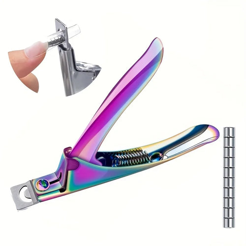 Acrylic Nail Clippers with 15Pcs Magnets Nail Clippers Cutters for