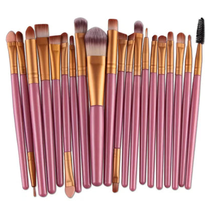 20pcs Eye brush Complete eyeshadow Brush Beauty Tool Explosive neutral