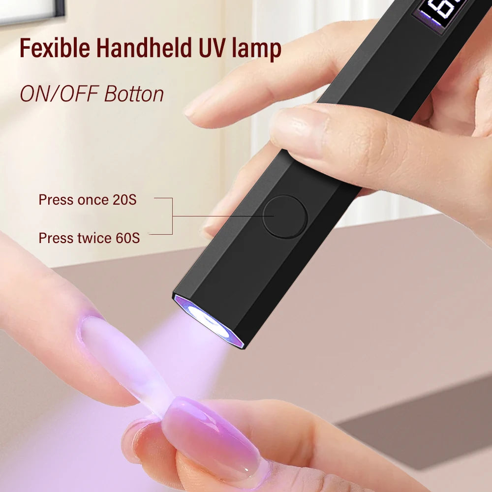 YIKOOLIN UV Light for Gel Nails Mini UV Nail Lamp Professional LED