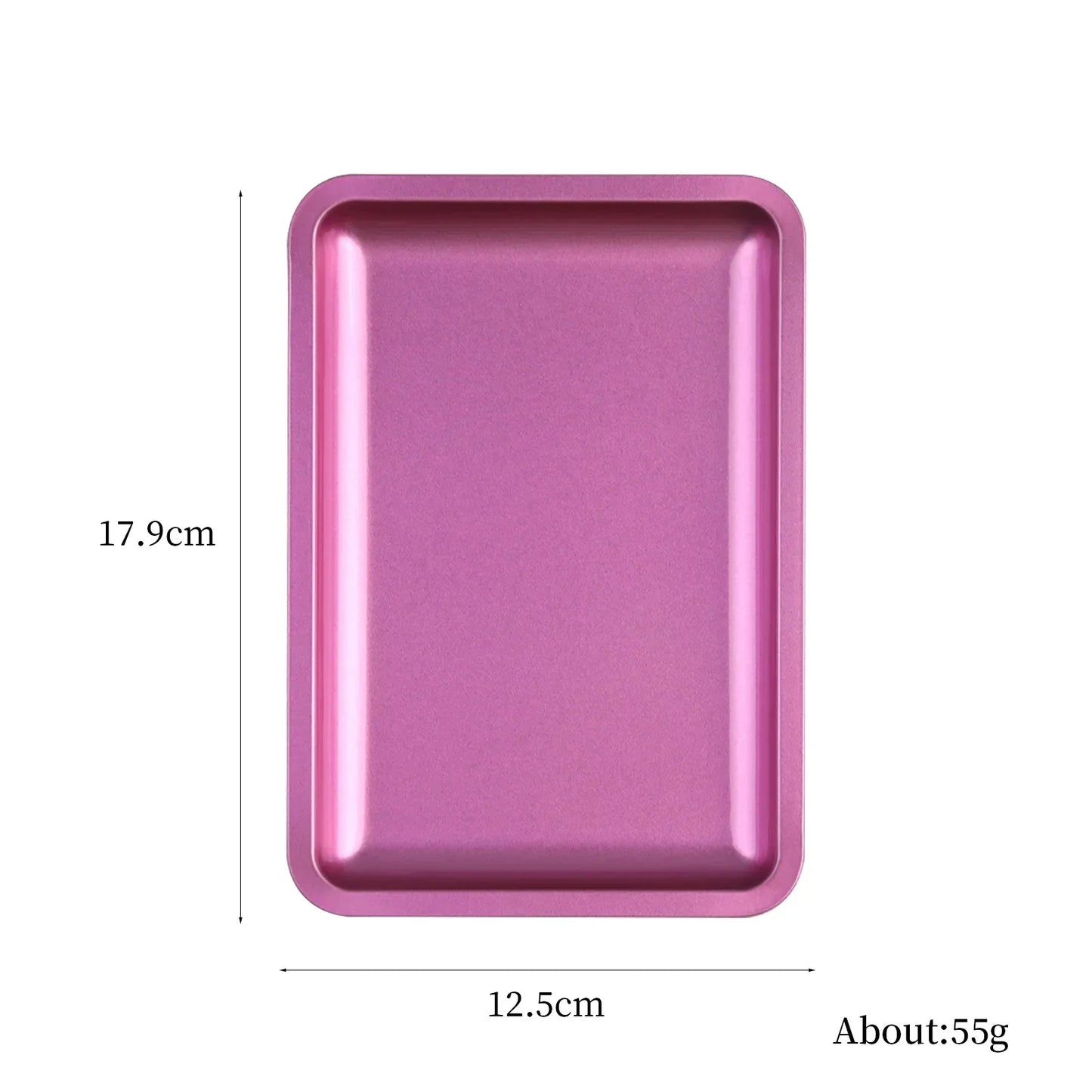 1PC Square Stainless Steel Cosmetic Storage Tray Nail Art Manicure