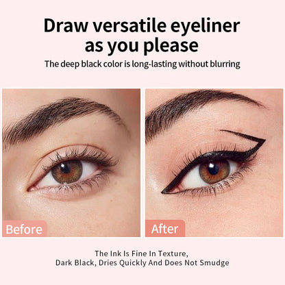1PC eyeliner pen waterproof, fast drying, durable, smooth and easy to