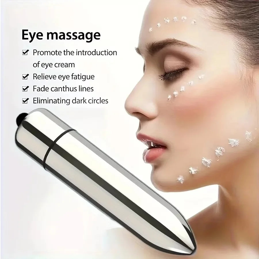 1pc Mini Vibrating Massager Facial And Eye Massage Treatment Promotes