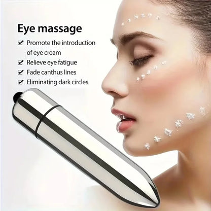1pc Mini Vibrating Massager Facial And Eye Massage Treatment Promotes