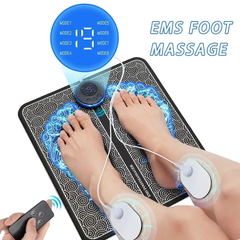 Electric Foot Massager Pad Muscle Massage Relaxation Trainer For