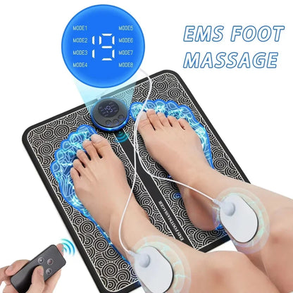 Electric Foot Massager Pad Muscle Massage Relaxation Trainer For