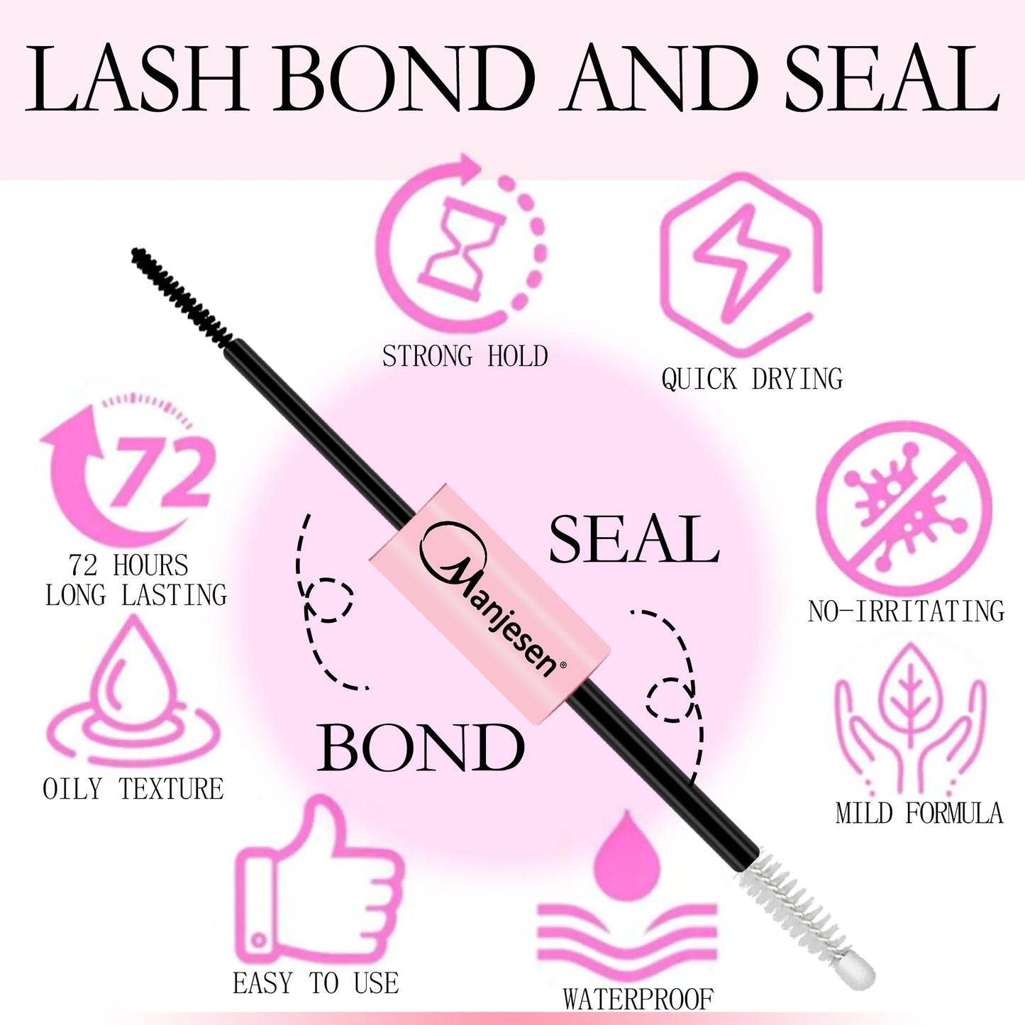 Lash Makeup set Bond and Seal Individual Lashes Glue and Seal Super