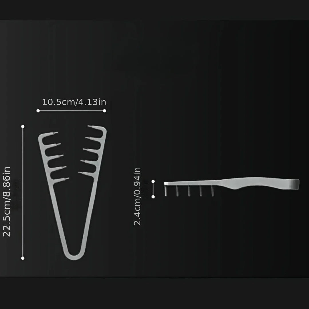 1/2Pcs Volumizing Wide-Tooth Hair Styling Comb Curling Tools Fluffy