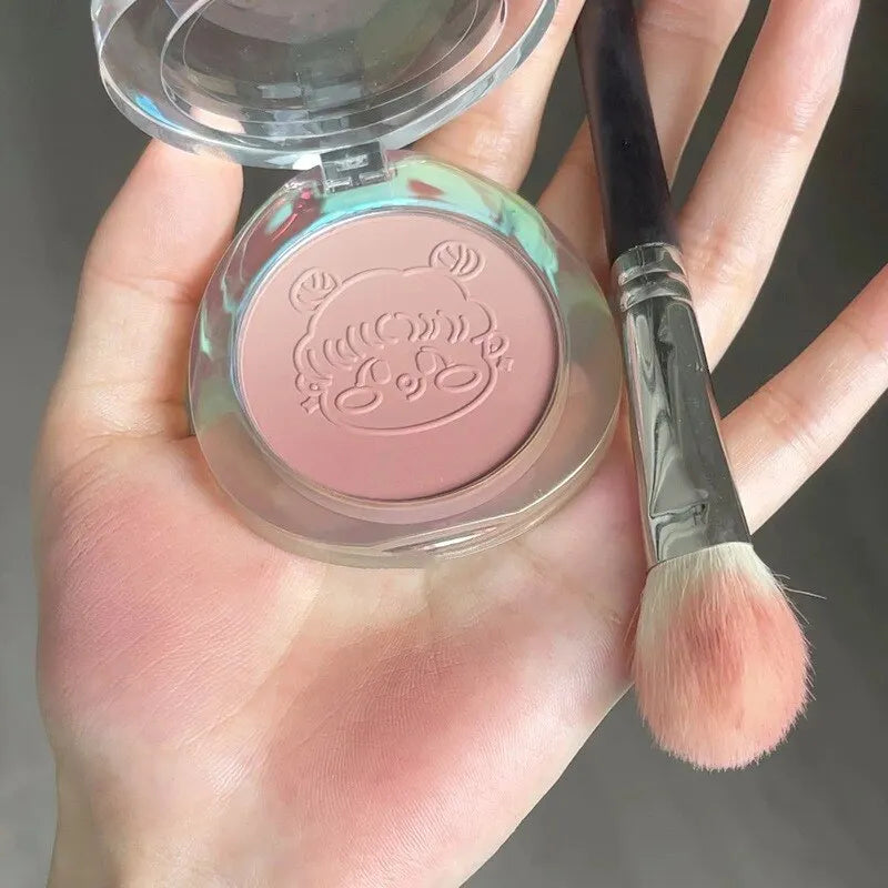 Dual Gradient Blush Highlights Natural Nude Makeup Brightening Cheek