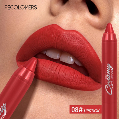 Multiple Colors Matte Lip Liner, Use As Lip Liner and Lipstick, Easy