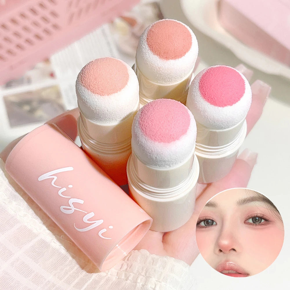 HISYI Yunrou Soft Fog Blush Stick - Energetic and Bouncy, Korean