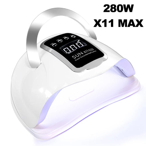 SUN X11 MAX Professional Nail Drying Lamp for Manicure 280W Nails Gel