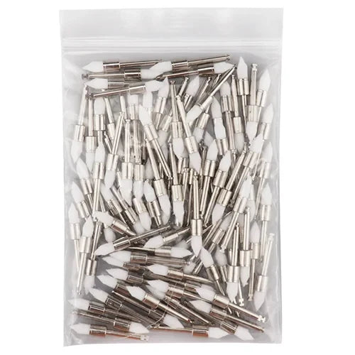 100pcs Dental Materials Prophy Prophylaxis Brush Colour White Nylon