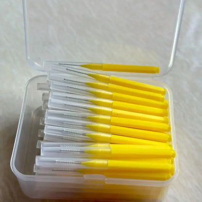 80Pcs/Box I-type Interdental Brush 0.6-1.5Mm Cleaning Between Teeth