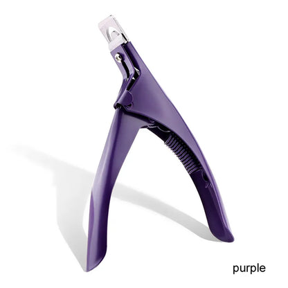 False Nail Clipper Manicure Clamp Clippers Special Type U Word Cut