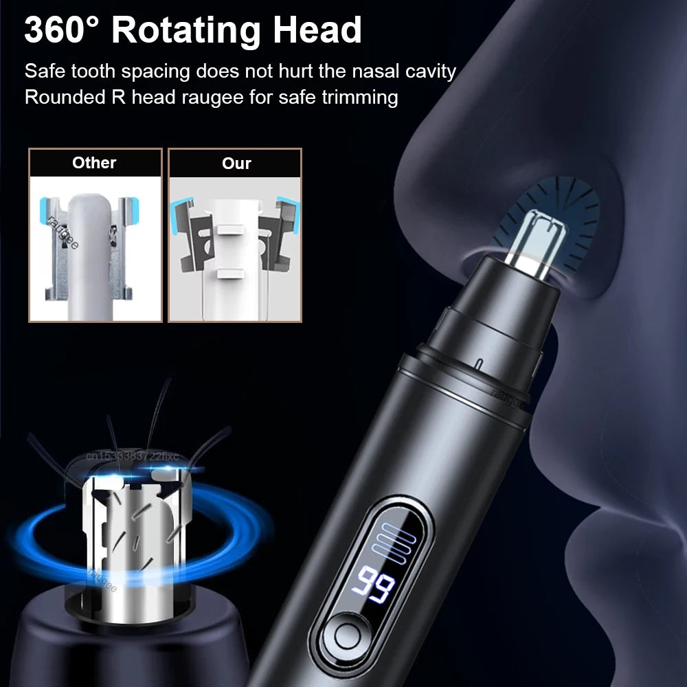 Electric Nose Hair Trimmer Portable Painless Clipper for Men And Women