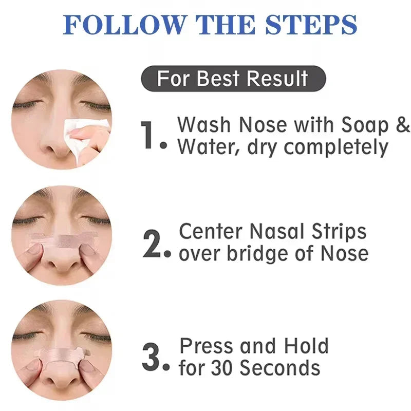 100/200/300pcs Breath Nasal Strips Right Way Stop Snoring Anti Snore