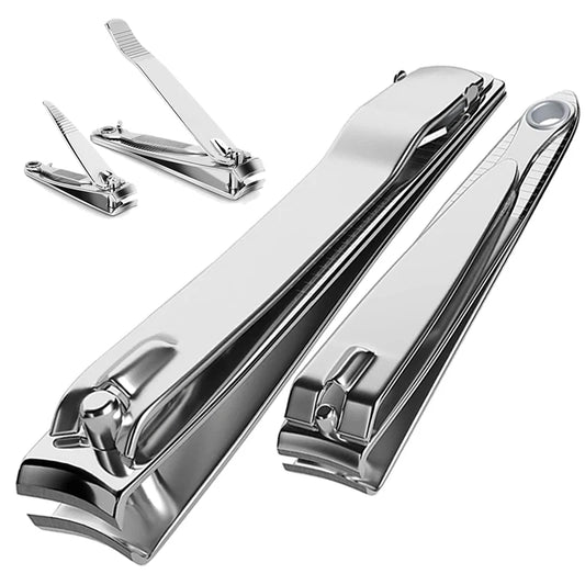 1pc/2pcs Nail Clipper Premium Sharp Sturdy Stainless Steel Fingernail