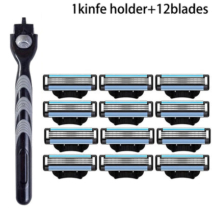 Three-layer Blade Manual Shaver Razor Blade Manual 3-layer Shaving